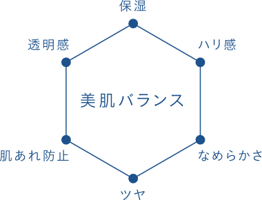 保湿 ハリ感 なめらかさ ツヤ 肌あれ防止 透明感