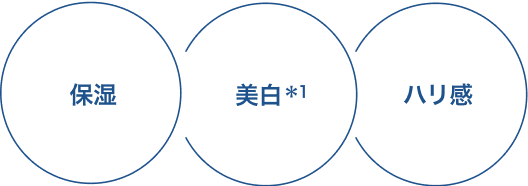 保湿 美白 ハリ感